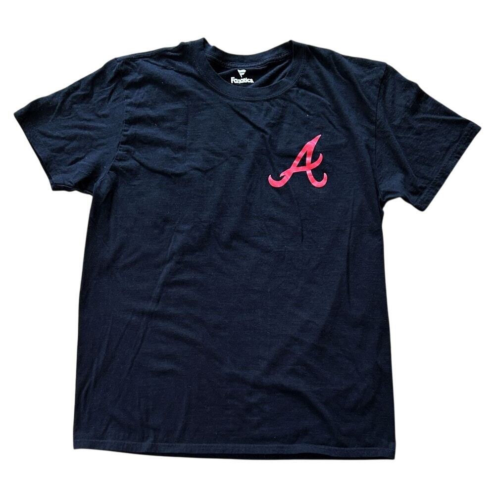 Fanatics Atlanta Braves "Let's Go Braves" Black T-Shirt Large